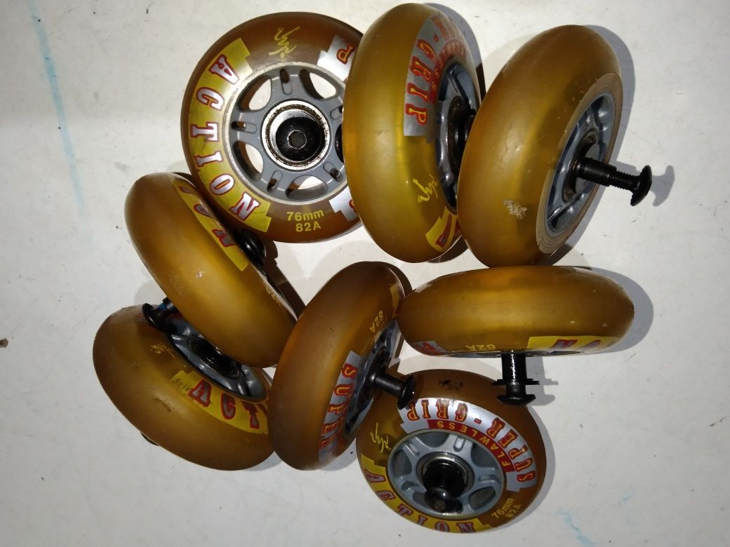 Kółka kauczukowe do rolek 76 mm