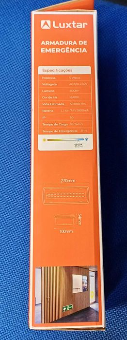 Armadura de Emergência Led