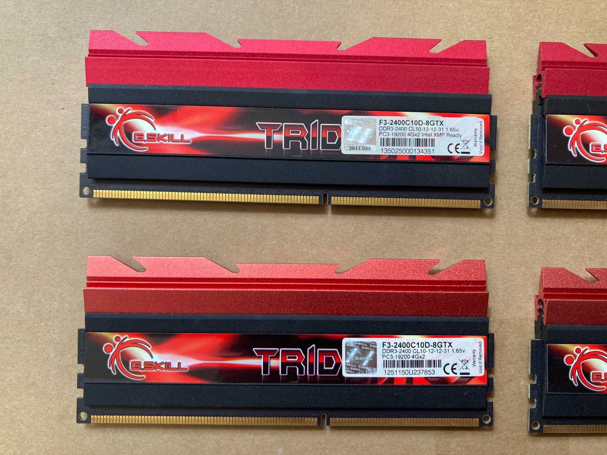 Топ ОЗУ DDR3 16GB 2400MHz (4x 4GB kit) G.Skill TridentX