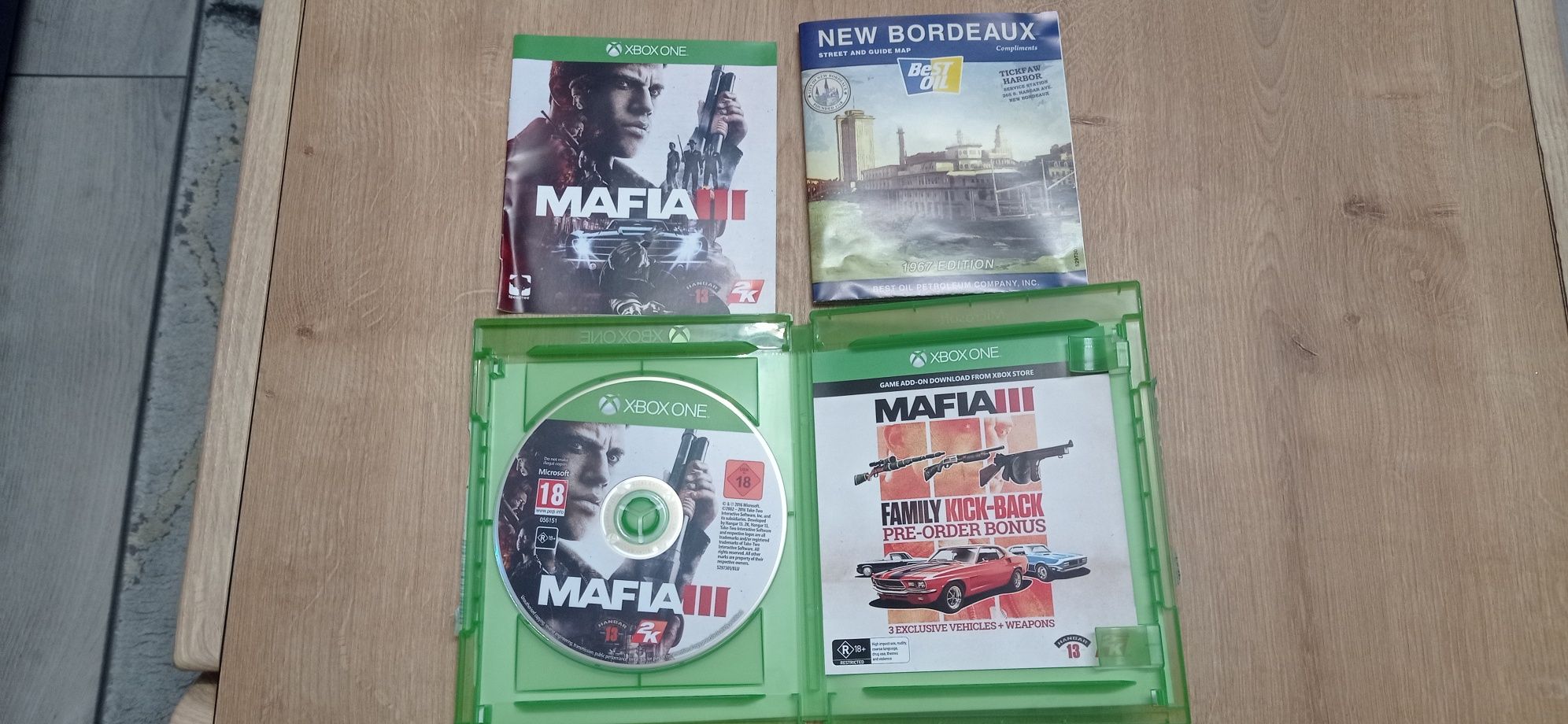 Mafia 3 Xbox One plus mapa