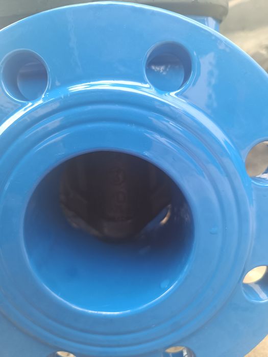 Задвижка фланцевая с обрезиненим клином  DN80 Blucast PN10/16
обрезине