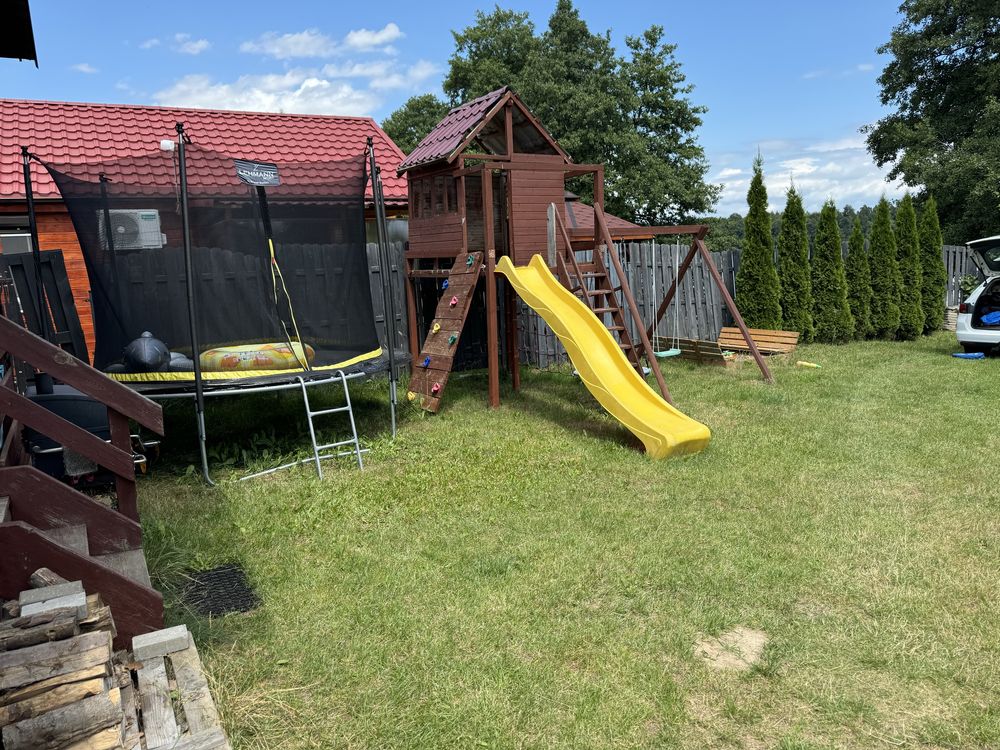 MAZURY Domek 9 osób nad jeziorem z pomostem, łódką i tarasem