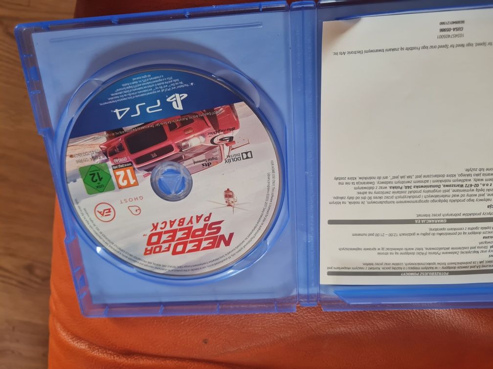 Gra PS 4 need for speed Pay back