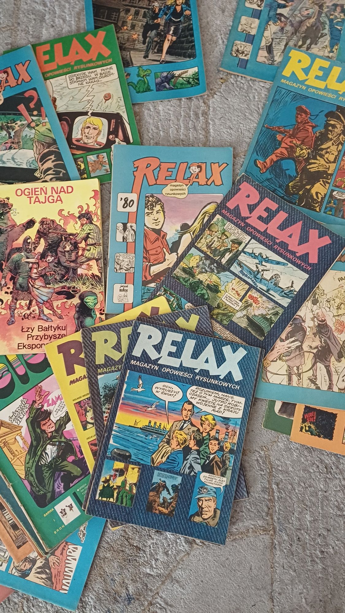 Komiksy relaks prl, pierwsze wydania itp