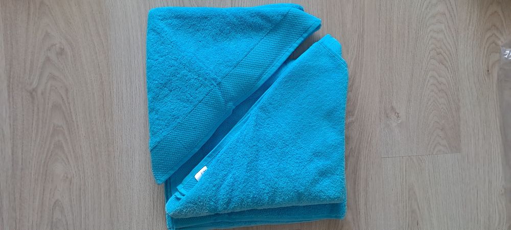 Neo nowy komplet ręczników MALTA kolor niebieski ręczniki 100% bawełna