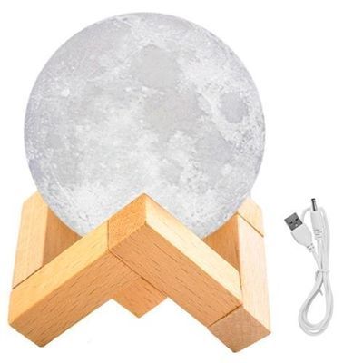 Lampka Nocna Księżyc Moon Light 8Cm 3D