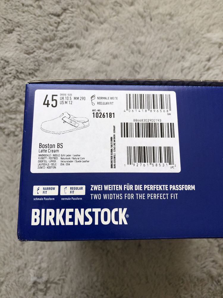 Birkenstock Boston тапочки / шльопанці / сандалі