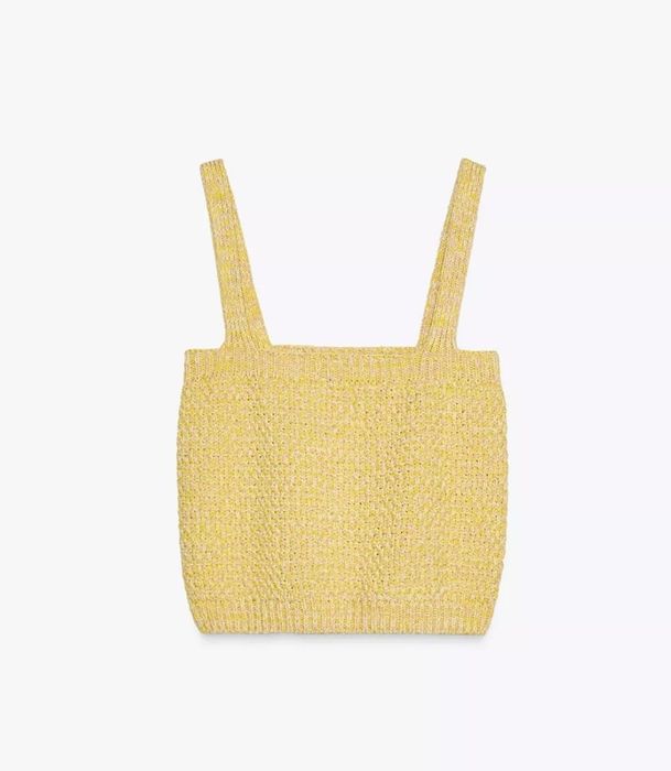 Krótki top z dzianiny Zara, o 30 zł TANIEJ!