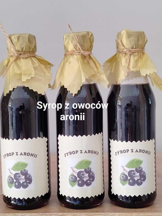 Syrop z  z owoców aronii