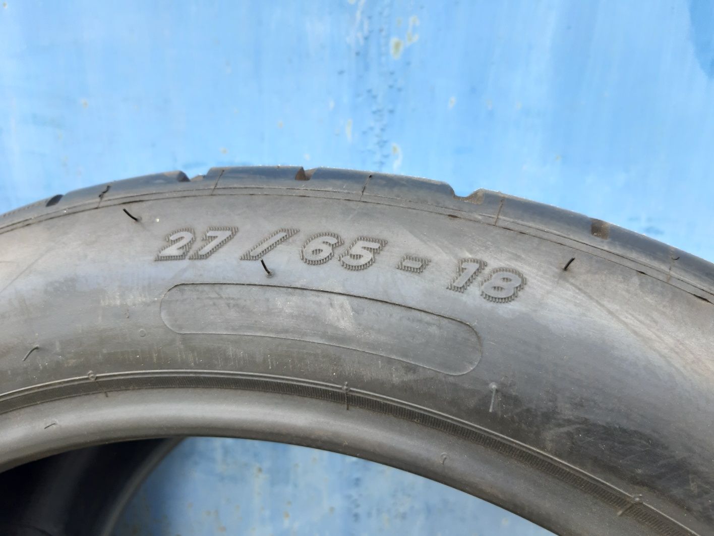 Комплект спортивных шин Michelin Pilot Sport 27/65 - 18 и 31/71 - 18