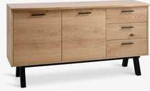 Aparador SANDBY 2 portas + 3 gavetas carvalho natural ( c transporte )