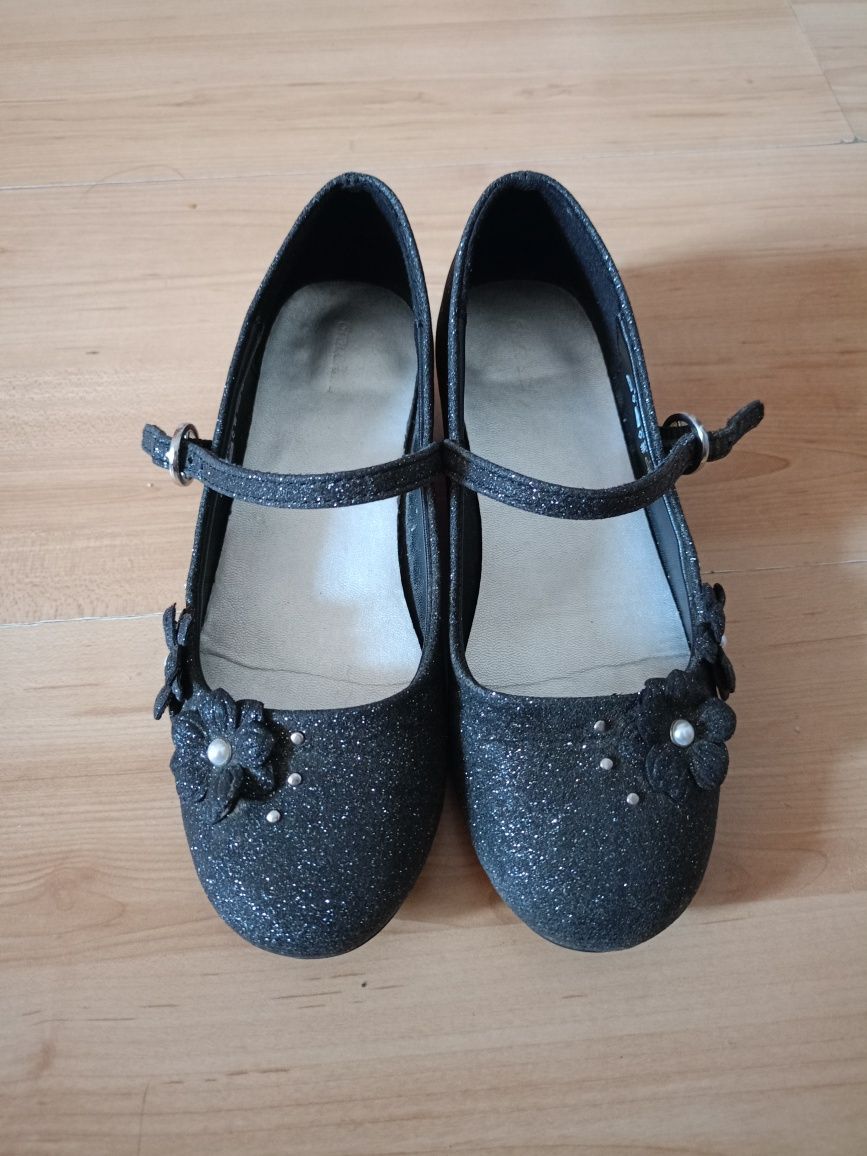 Baleriny buty czarne
