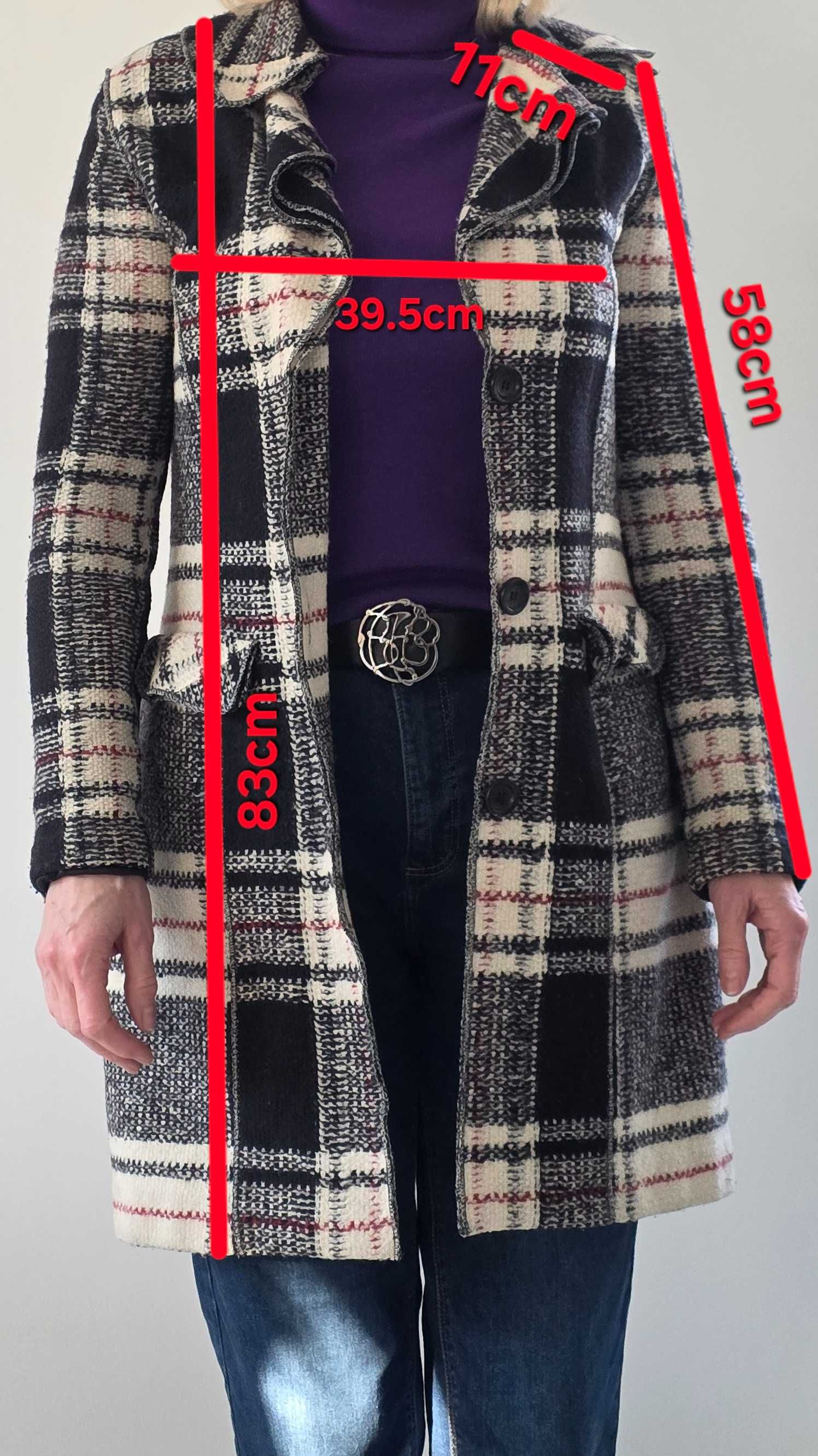 Płaszcz wełniany Marc Cain