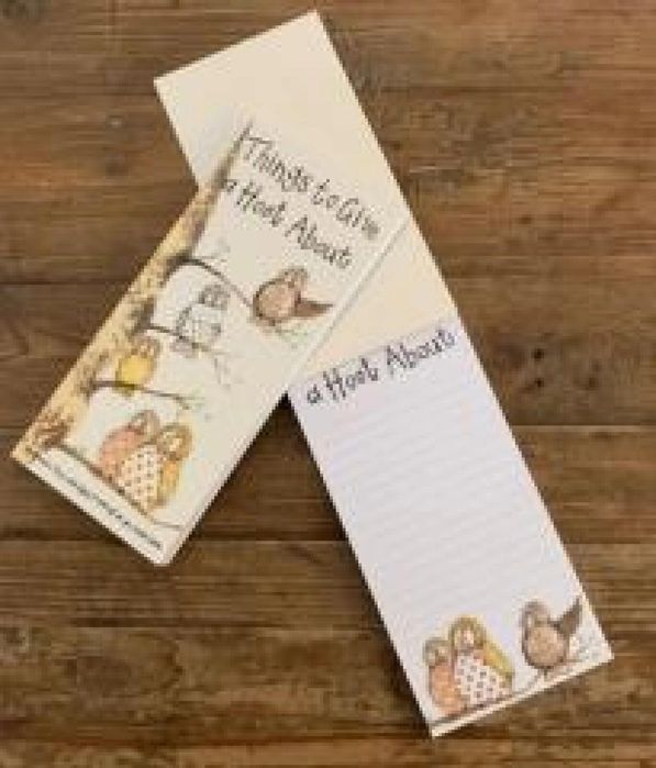 Lista zakupów z magnesem MNP19 Sowy oprawa: folia