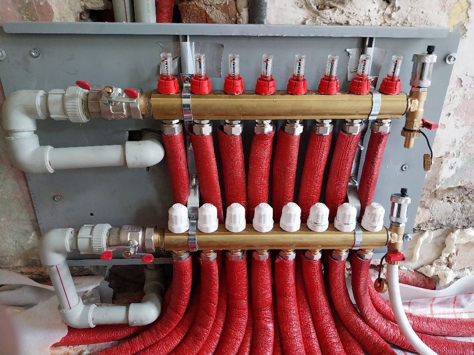 Hydraulik  instalator ogrzewanie podlogowe centralne awarie  naprawy