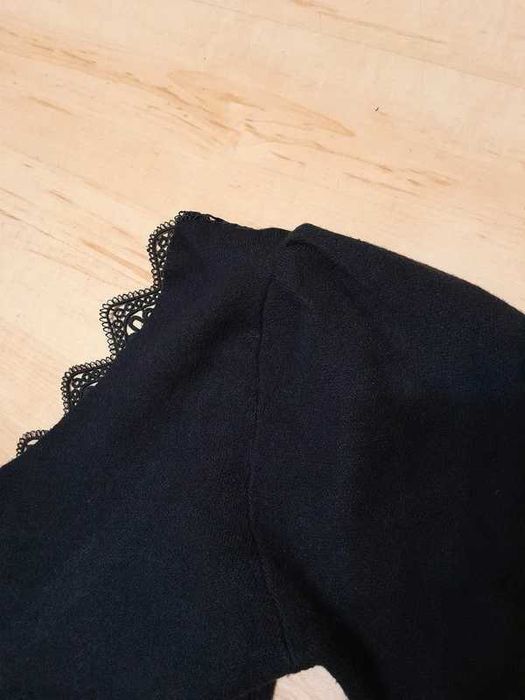 Sukienka sweterkowa czarna