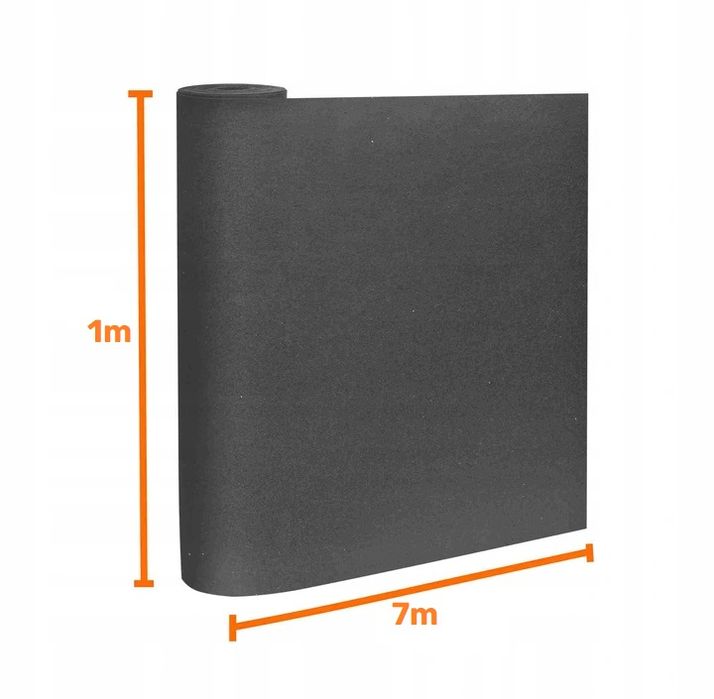 GUMA 5mm wykładzina mata gumowa ANTYWIBRACYJNA