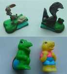 Quatro figuras brindes