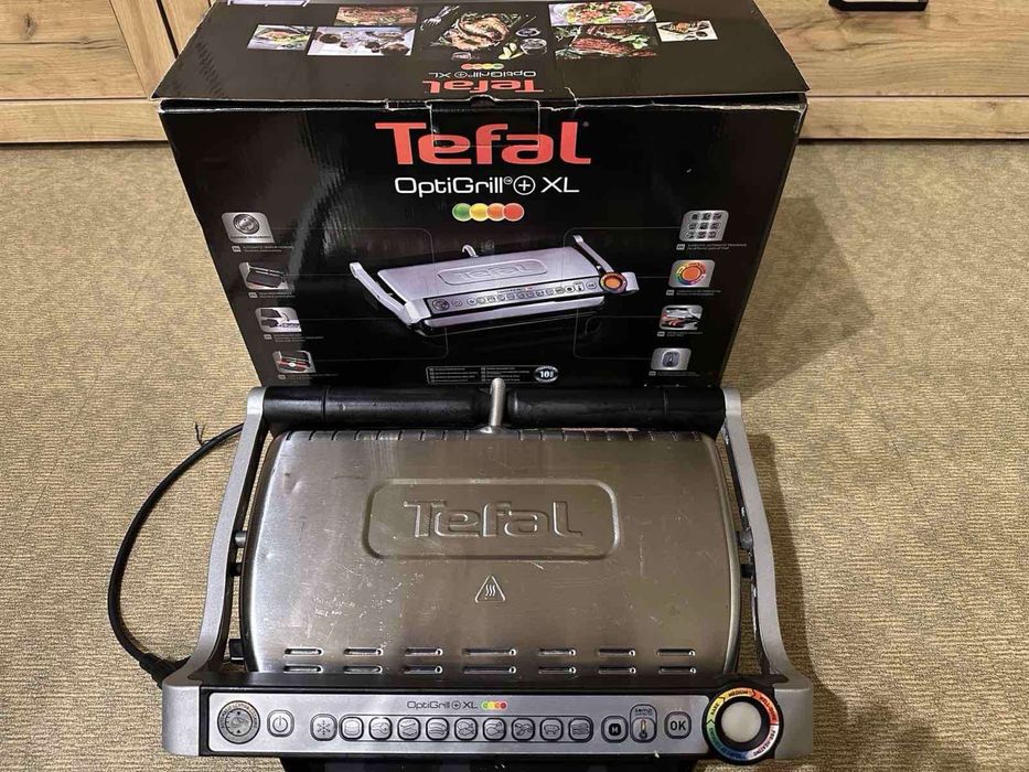 Електро Гриль притискний Tefal OptiGrill+XL GC722D34