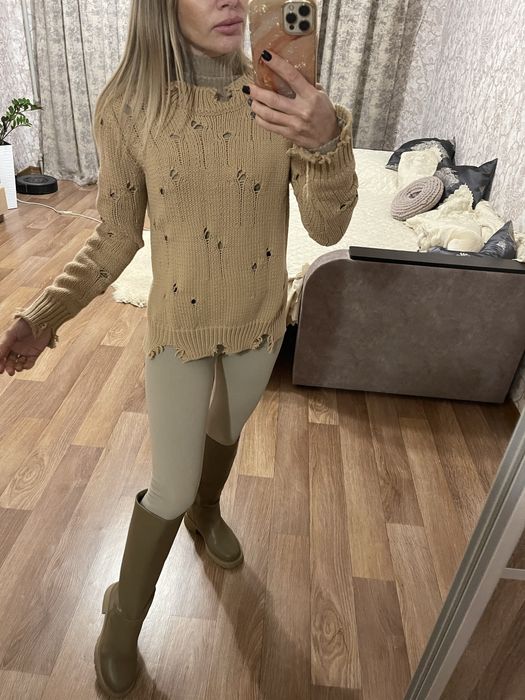 Свитер zara в лырку