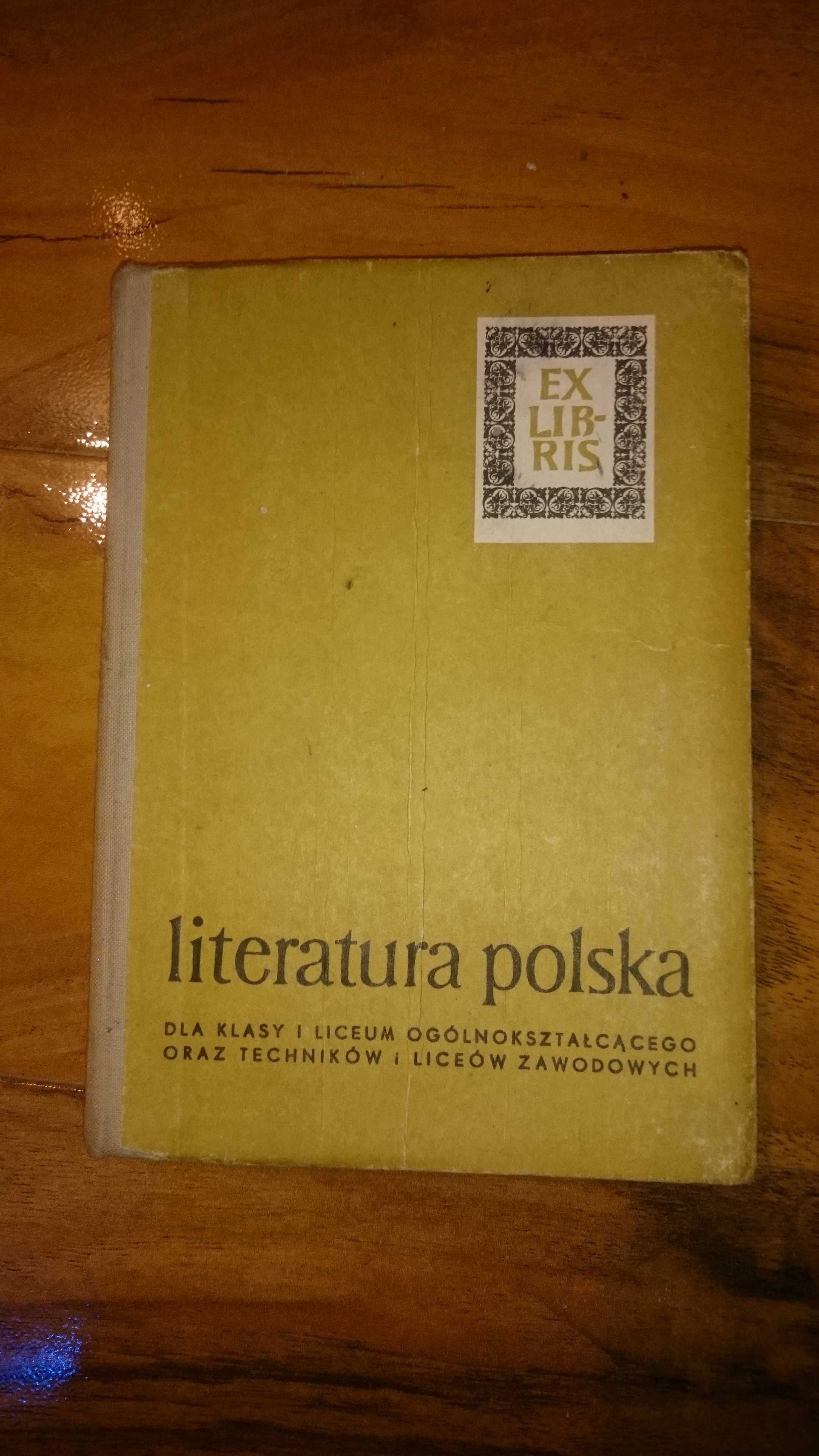 Literatura polska Exlibris podręcznik PRL