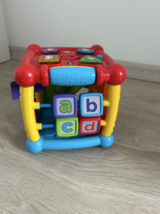 Vtech, interaktywna, edukacyjnia kostka do zabawy dla niemowląt