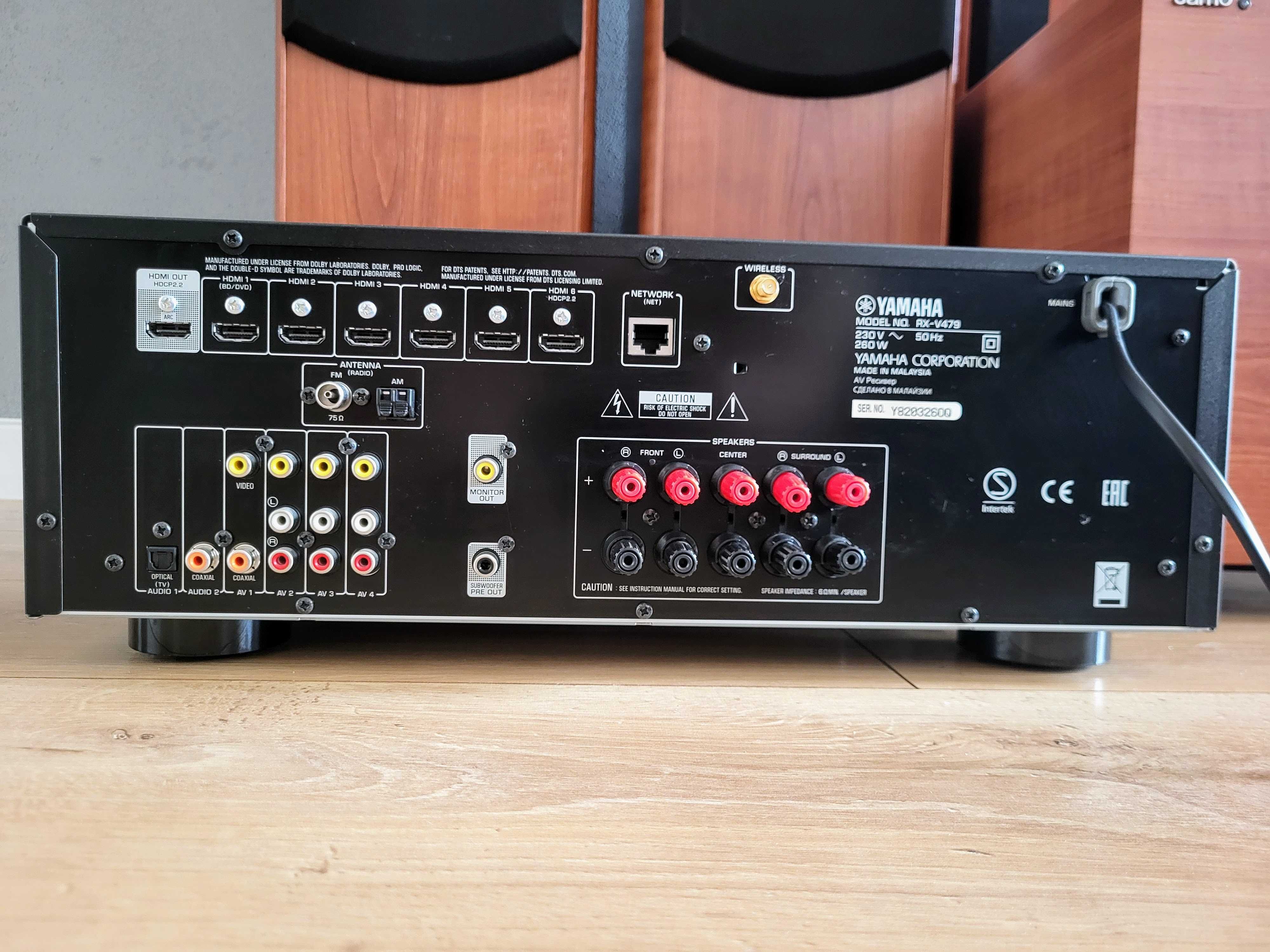 Amplituner Yamaha RX-V479 - bez głośników