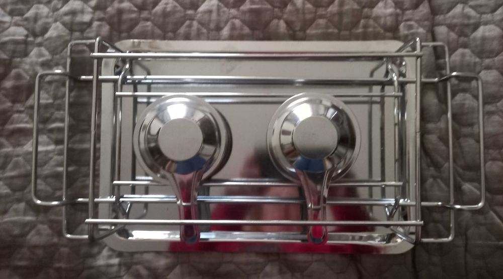 Pedra grelhador com duas chamas