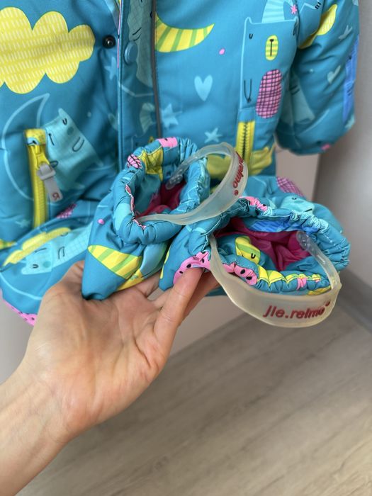 Зимовий комбінезон для дівчинки 80-86 р