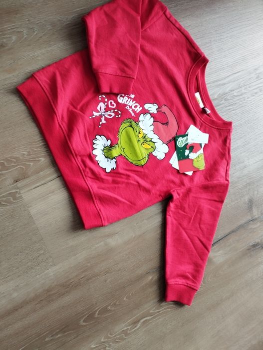 Sweter świąteczny Grinch, rozm. 98, nowy