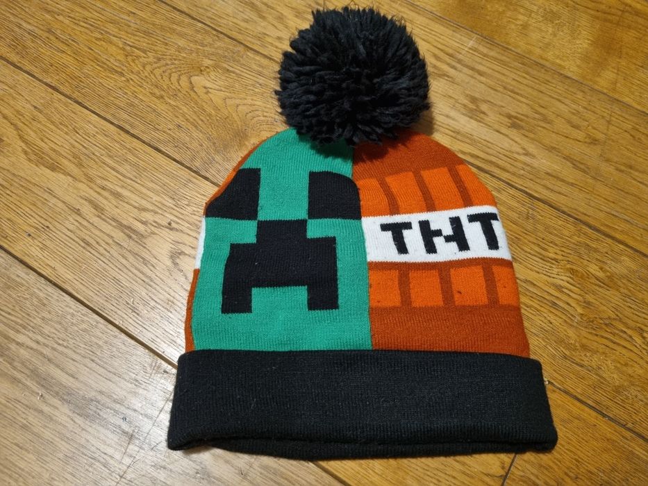 Czapka zimowa chłopięca minecraft 56 cm