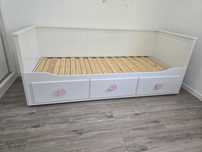 Cama Hemnes IKEA 
HEMNES Cama indiv/dupla c/3 gav, branco, 80x200 cm