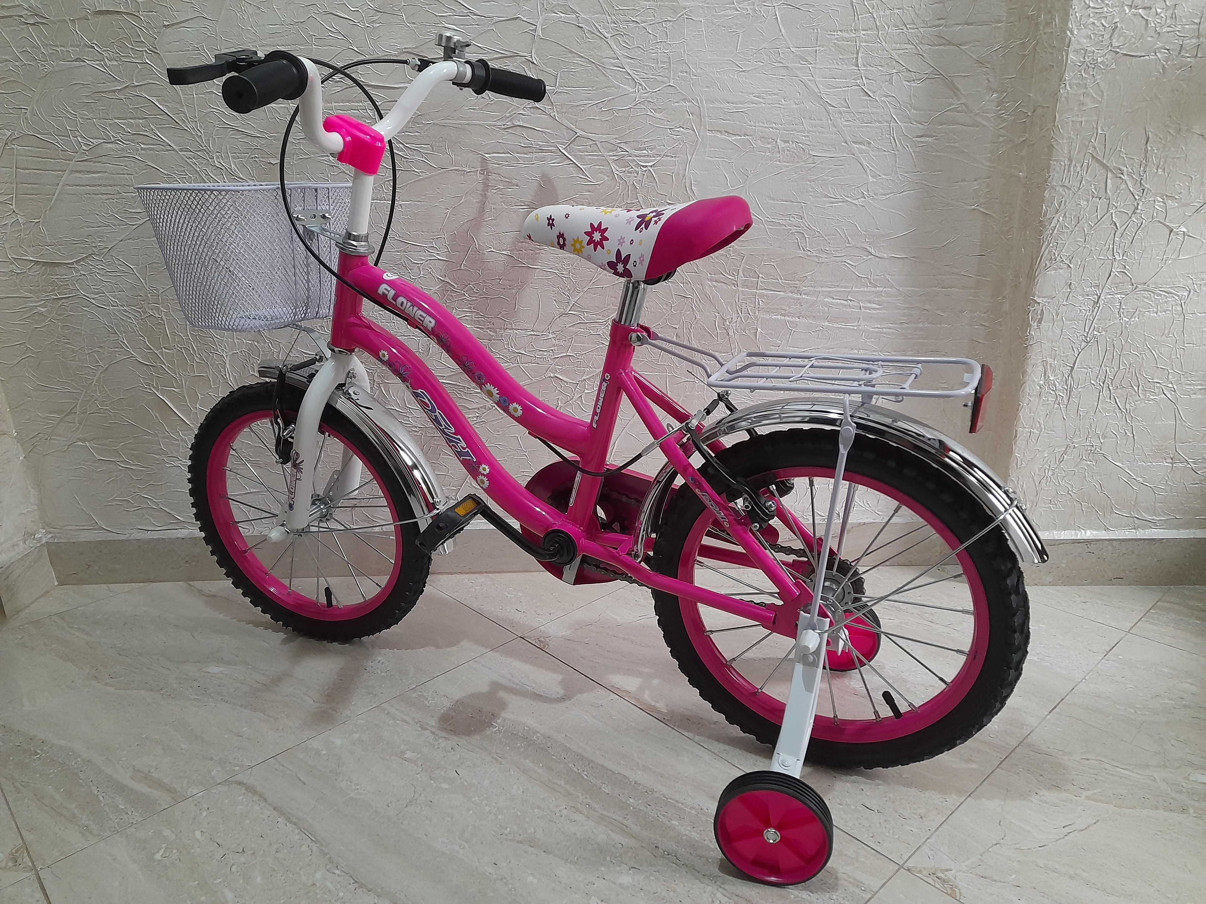 Rower 16 cali dla dziewczynki różowy. NOWY!