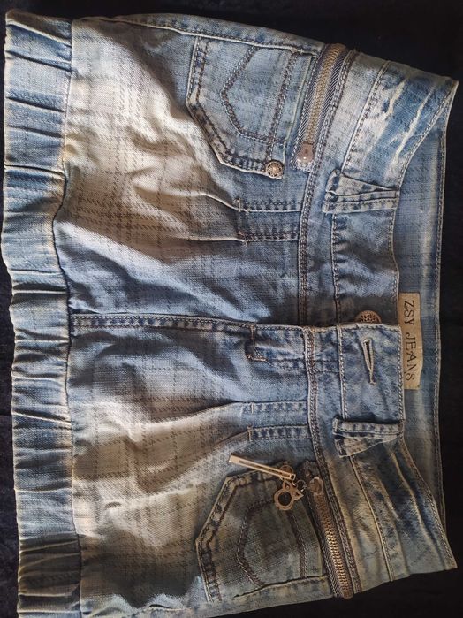 Джинсова спідниця/Джинсовая юбка