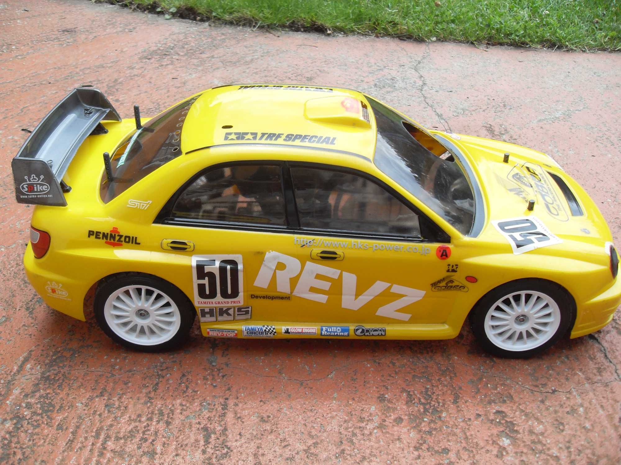 TAMIYA TGX MK1 Subaru WRC 2002 4WD 1:8 NITRO Model RC Spalinowy