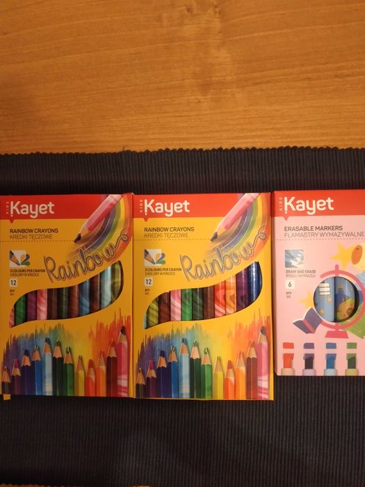 Kredki tęczowe Kayet