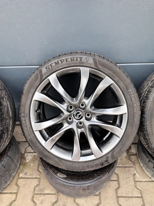 Całe koła Mazda r19 225/45 opony semperit speed-life3