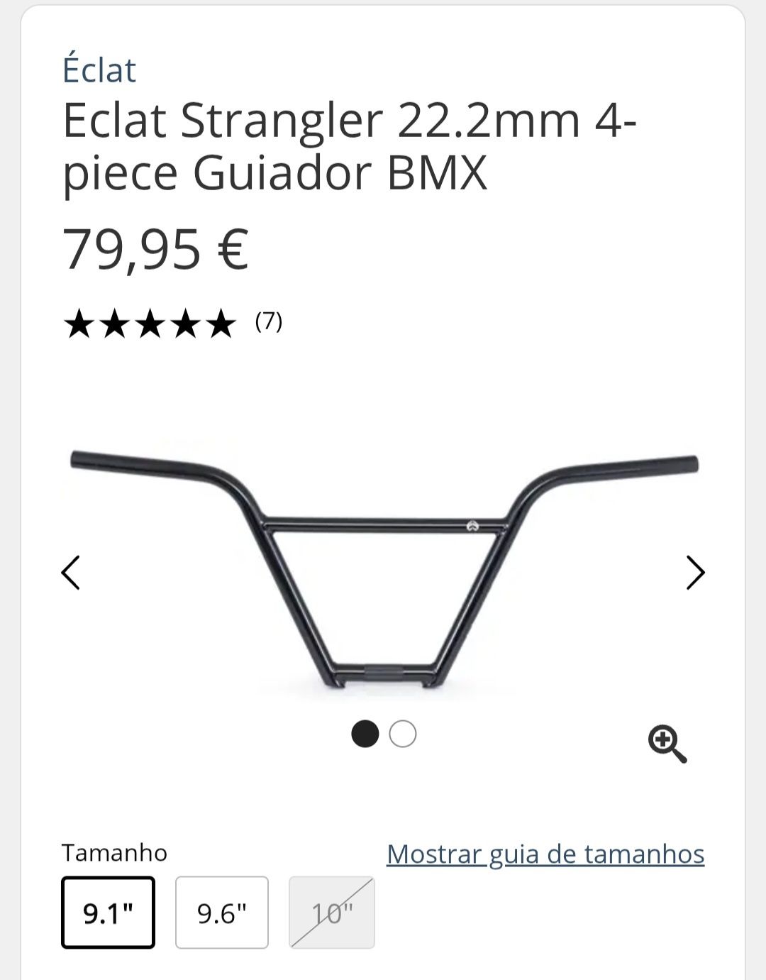 Guiador e mesa bmx profissional com punhos wtp