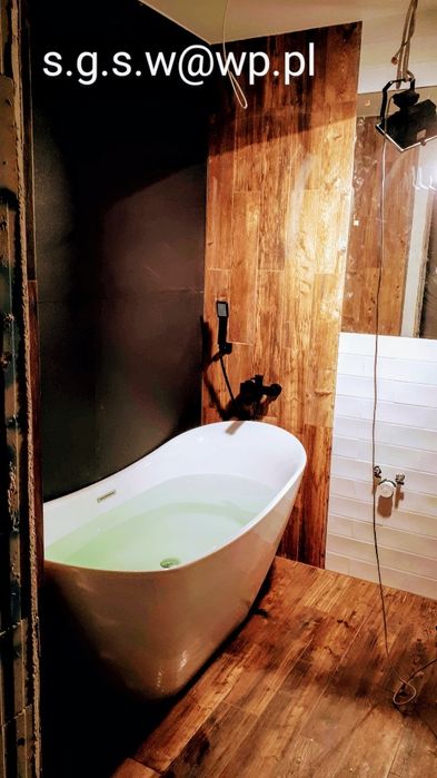 Układanie płytek, prace hydrauliczne , remont łazienek .