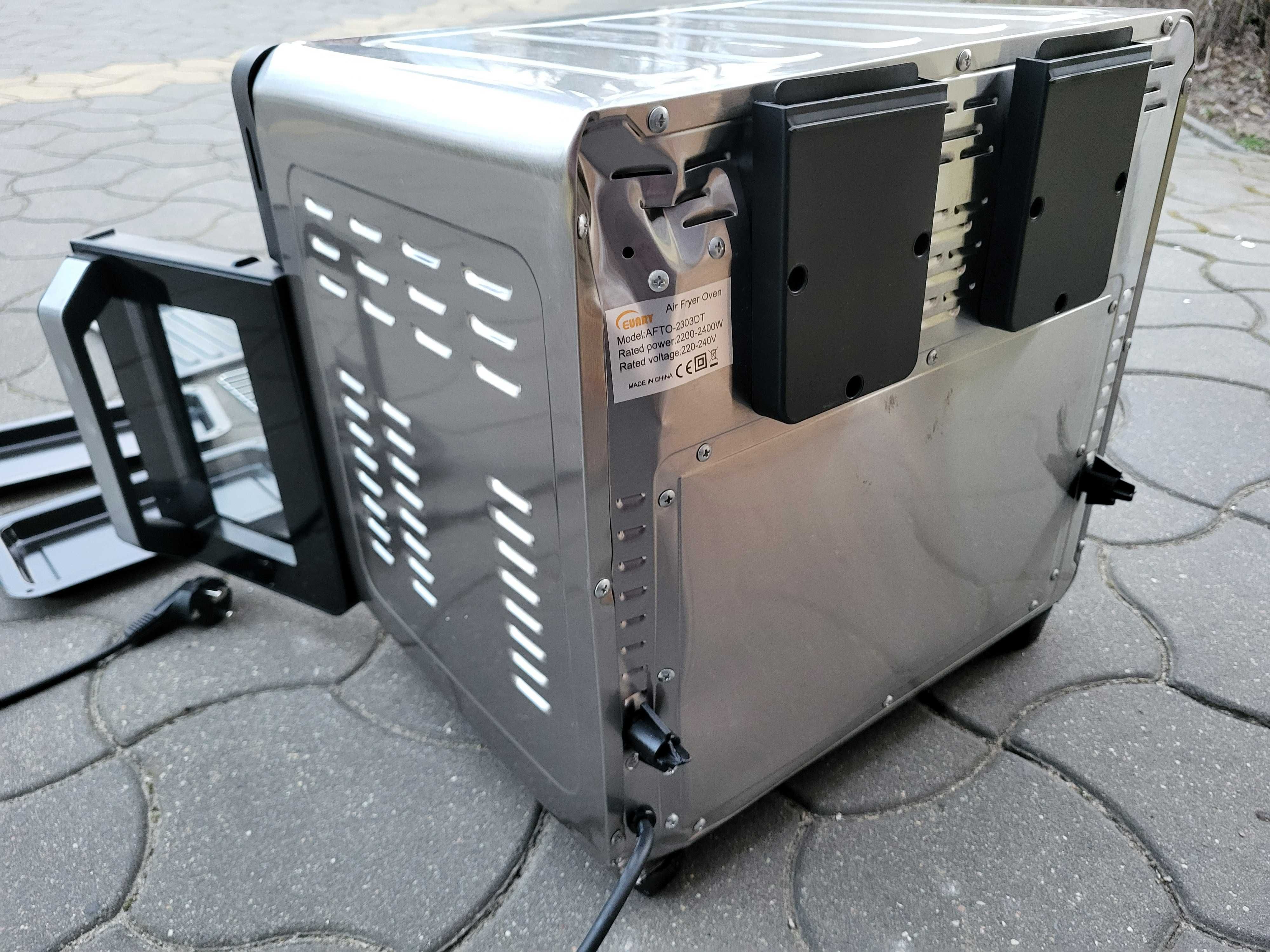 Frytkownica piekarnik rożen 23 L Dwustrefowa 2200w 15 programów