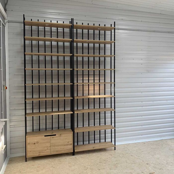 ХІТ! Стелажі металеві лофт в магазин, офіс, кладову, гараж, склад.