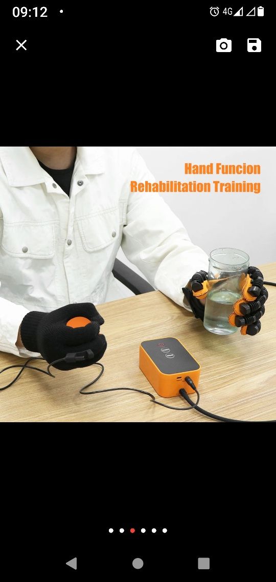 Реабилитационная роботизированая перчатка на правую руку XL