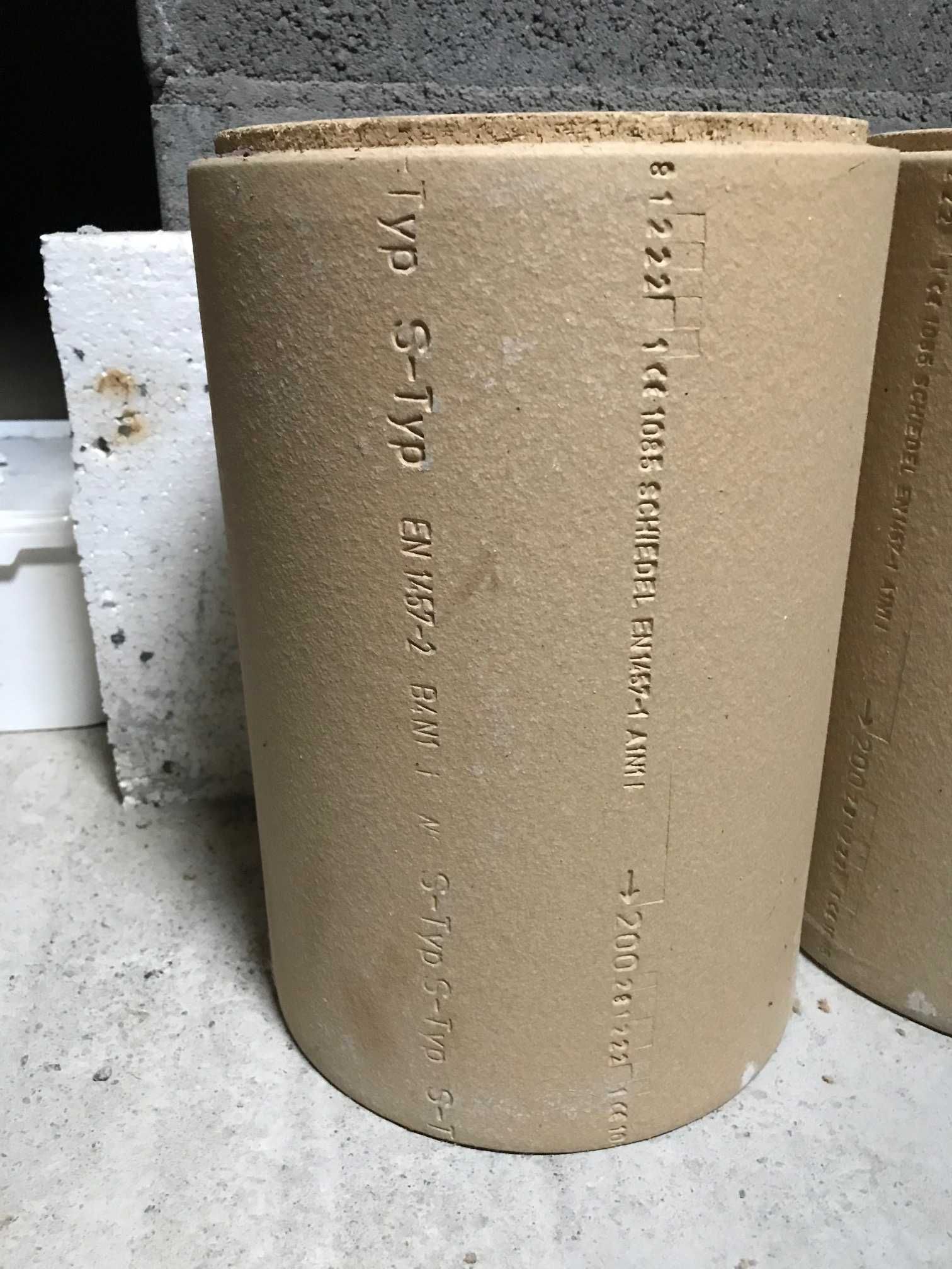 Wkład kominowy Schiedel 200 = Rura ceramiczna do komina plus klej