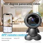 Câmera de vigilância  inteligente bebe 
áudio CCTV, Wi-Fi 4K 32gb