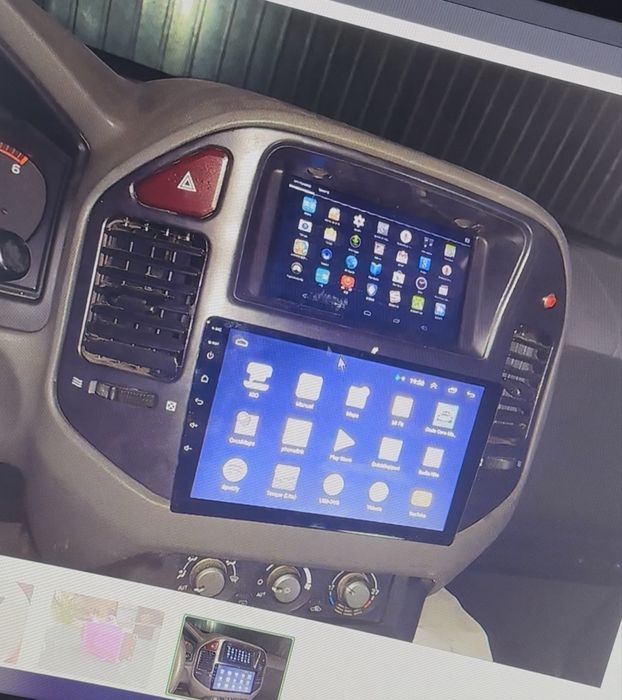 Рамки для кріпленя планшету в авто pajero 3