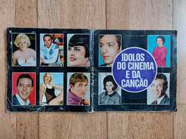 Colecção de cromos "Ídolos do cinema e da canção - 1969" - Completa