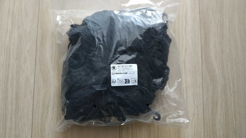 Siatka Bagażnika Skoda Octavia IV Nowe Komplet 3 SZT Oryginał