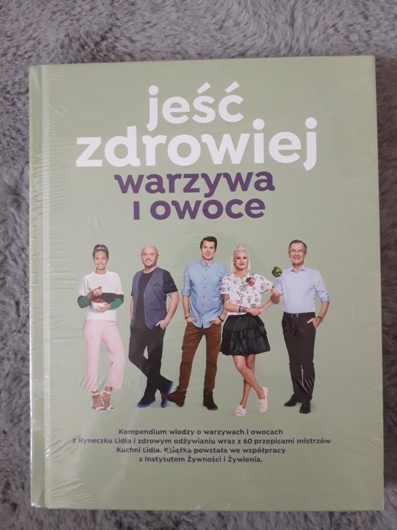 Jeść zdrowiej warzywa i owoce książka Lidl nowa