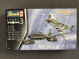 Model do sklejania Revell 03711 samoloty Me262 i P-51B