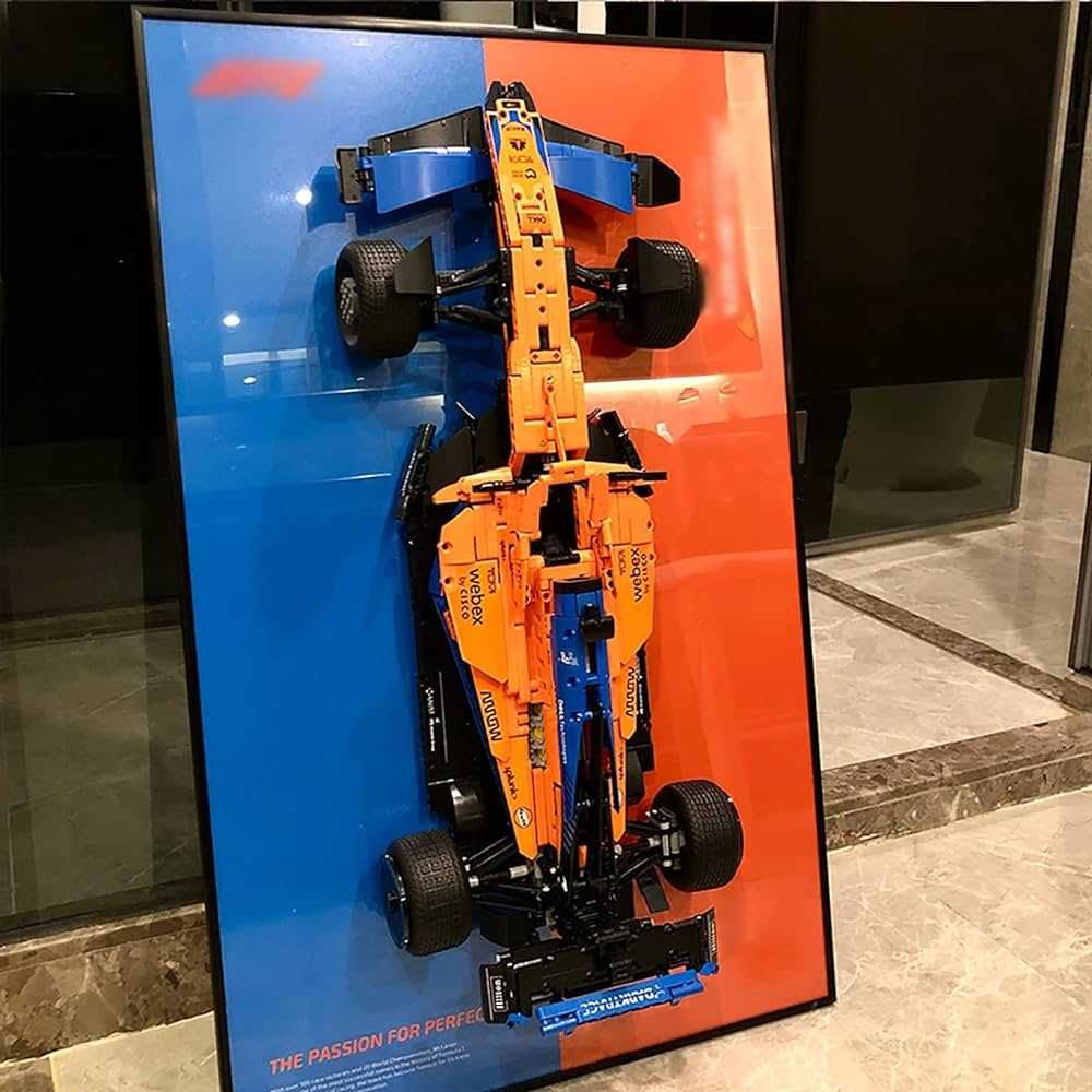Картина зі складеним авто конструктором у стилі Lego! (mclaren f1)